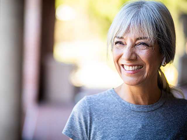 Smiling woman