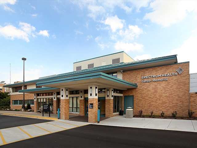 exterior of gerber memorial hospital